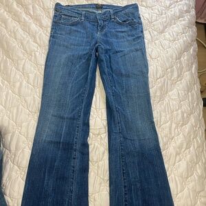 Vintage Blue Flared Jeans